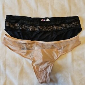 Adore Me NWT Set of Panties Thong and Bikini Size Small